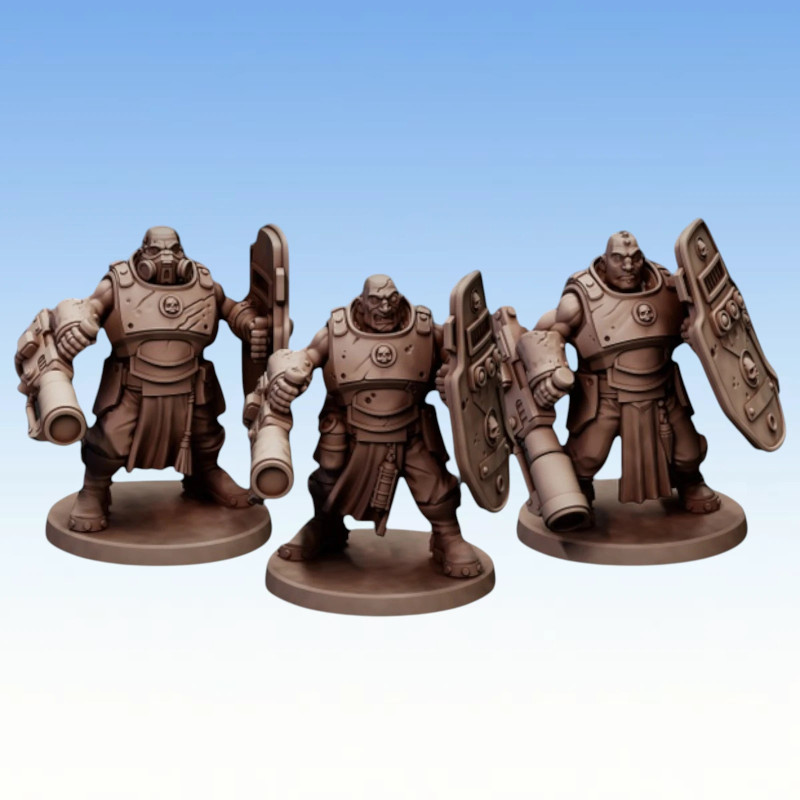 Red Pilgrim – Thugs - Lot de 3 figurines 