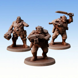 Red Pilgrim – Thugs 2 - Lot de 3 figurines 