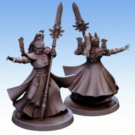 Red Pilgrim -  - Eld -  Lot de 3 figurines 
