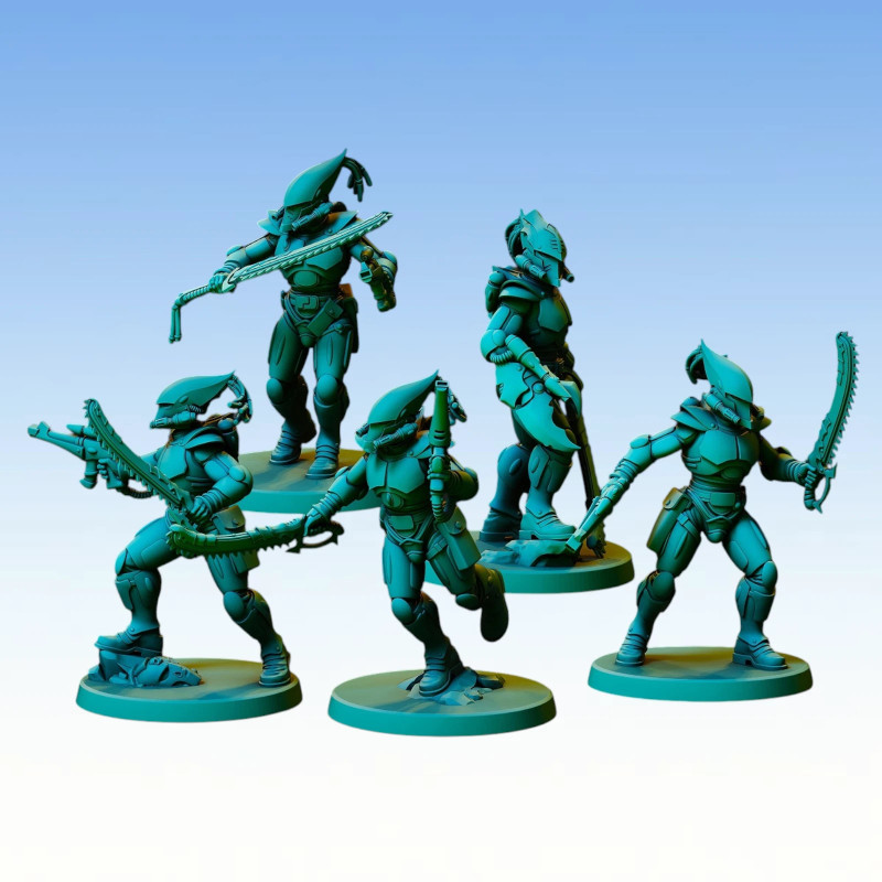 Red Pilgrim -  - Eld -  Lot de 3 figurines 