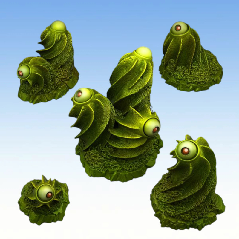 Fantastic Plants & Rocks – Toxic Sewer Eye Plants 