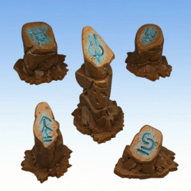 Fantastic Plants & Rocks – Sci-Fi Glyph Stones 