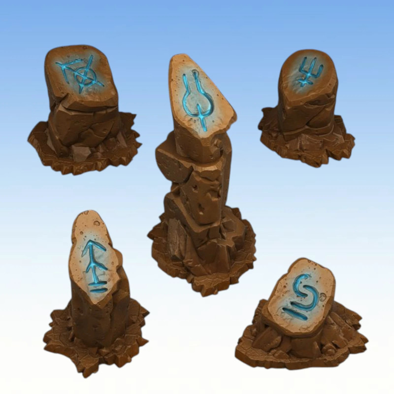 Fantastic Plants & Rocks – Sci-Fi Glyph Stones 