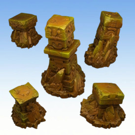 Fantastic Plants & Rocks – Lost Mayans Columns 