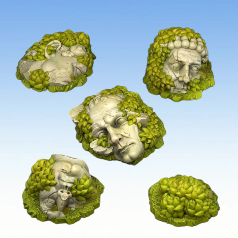 Fantastic Plants & Rocks – Overgrown Statues 