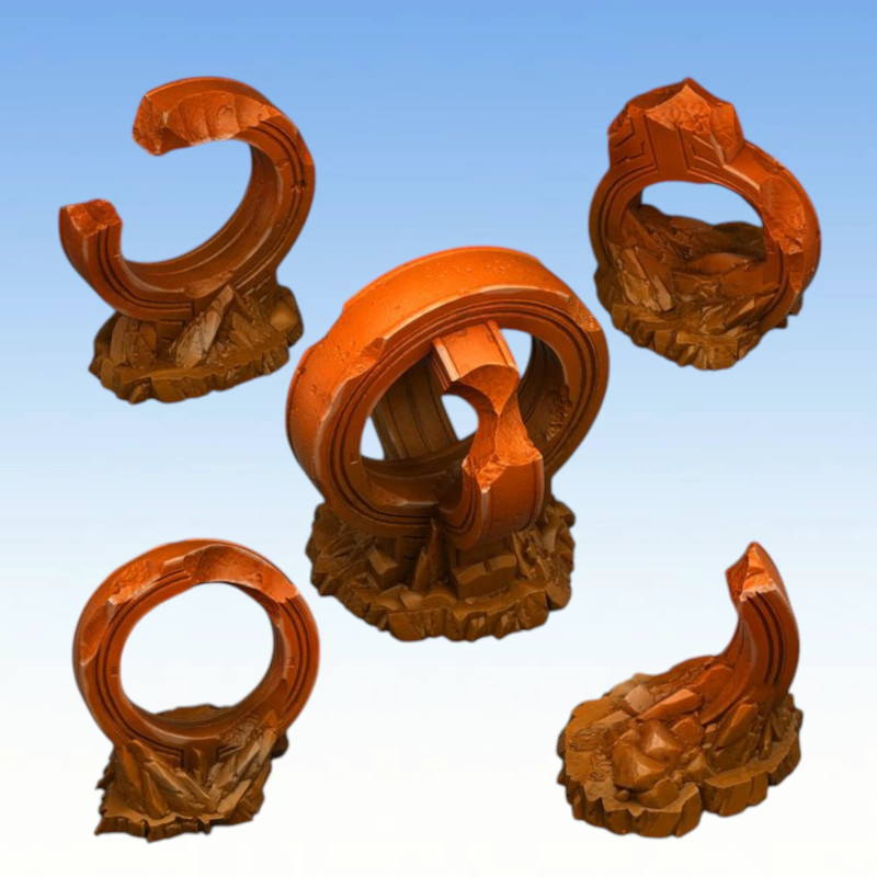 Fantastic Plants & Rocks – Mystical Martian Rings 