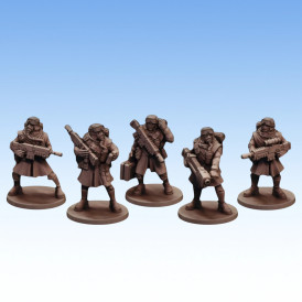 Red Pilgrim – Recon Team - Lot de 5 figurines 