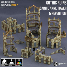 Fabricator's Lair - Gothic Ruins - Saint Anne Tower & Repentium - XX 