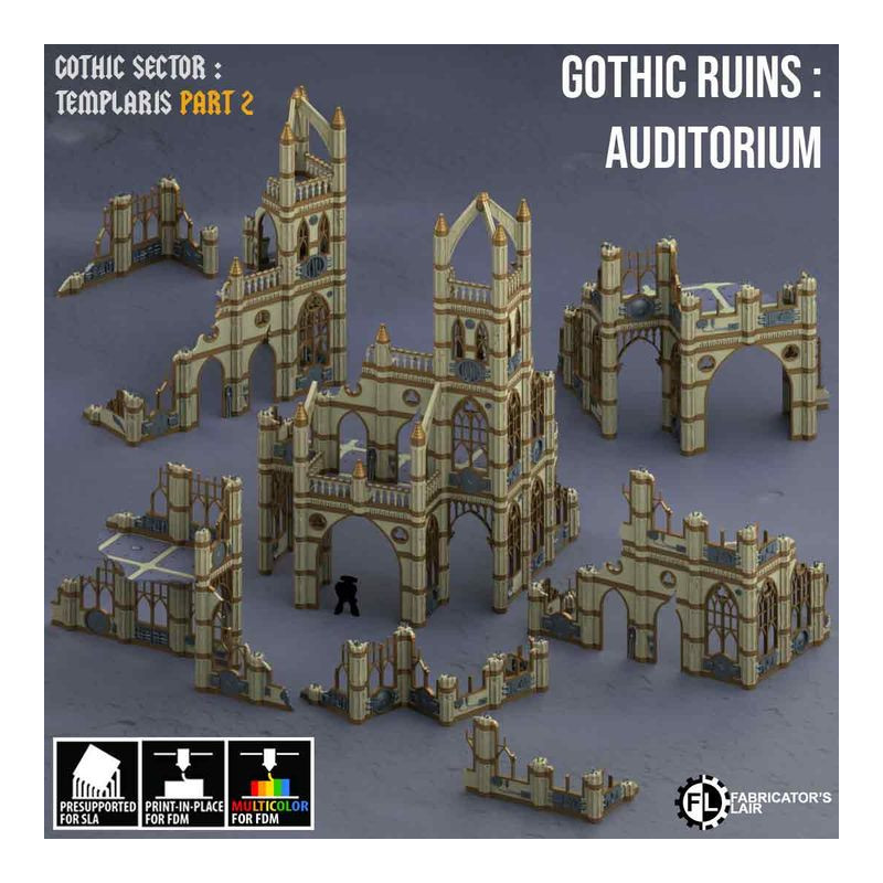Fabricator's Lair - Gothic Ruins - Auditorium - XX 