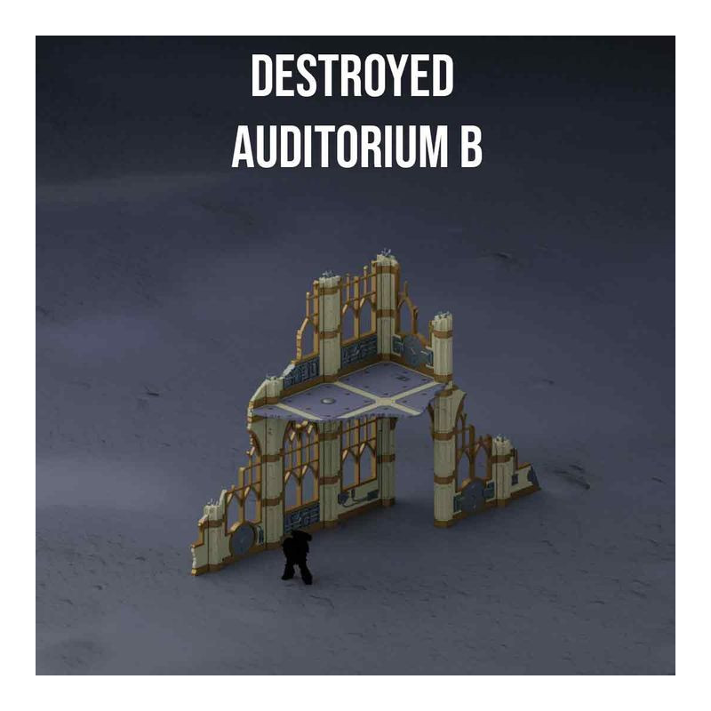 Fabricator's Lair - Gothic Ruins - Auditorium - Destroyed Auditorium B 