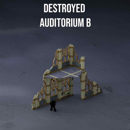 Fabricator's Lair - Gothic Ruins - Auditorium - Destroyed Auditorium B 