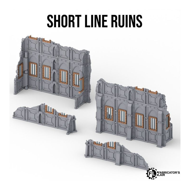 Fabricator's Lair - Foldable Terrain for W40K 11th ed. - Armored Set 