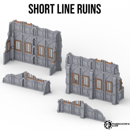 Fabricator's Lair - Foldable Terrain for W40K 11th ed. - Armored Set 