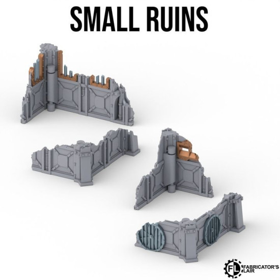 Fabricator's Lair - Foldable Terrain for W40K 11th ed. - Armored Set 