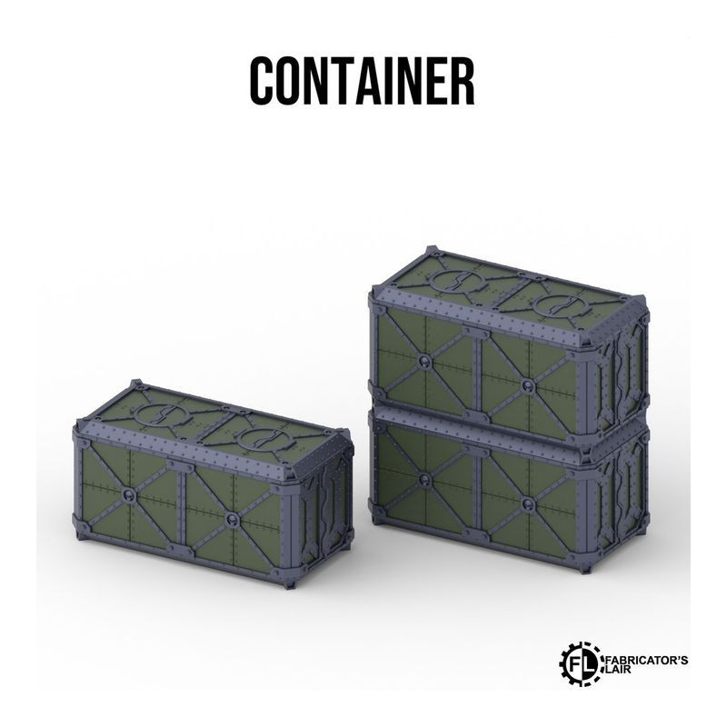 Fabricator's Lair - Foldable Terrain for W40K 11th ed. - Armored Set 