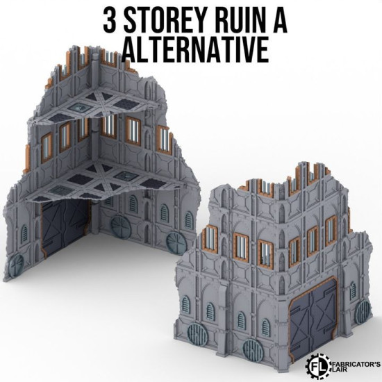 Fabricator's Lair - Foldable Terrain for W40K 11th ed. - Armored Set 