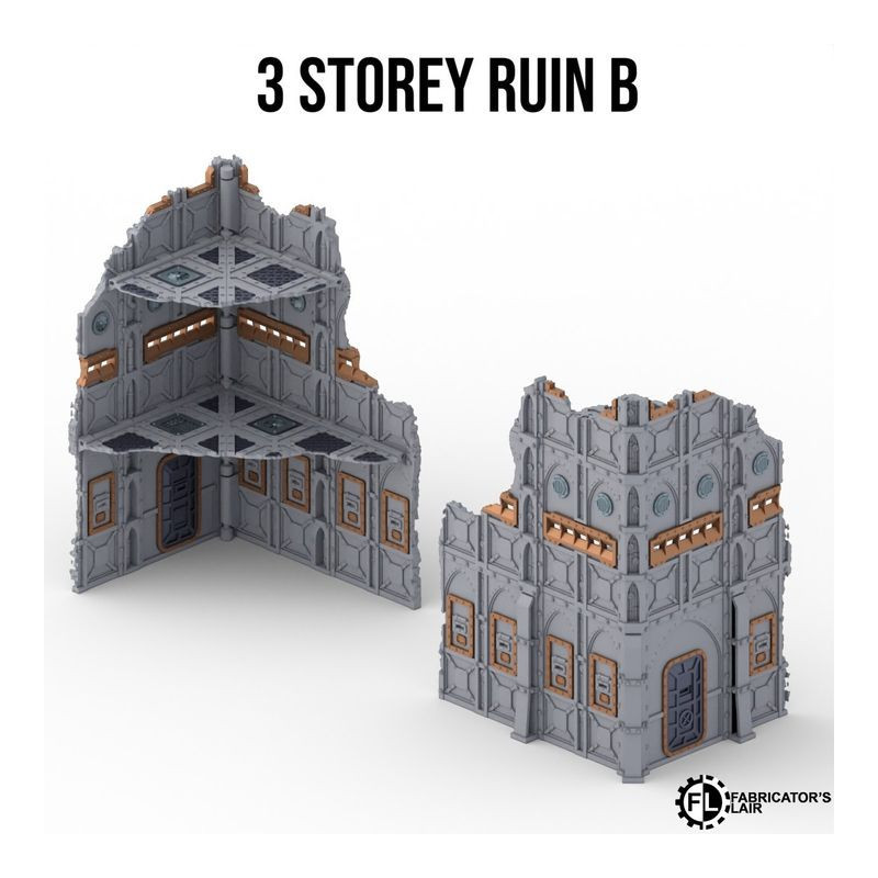 Fabricator's Lair - Foldable Terrain for W40K 11th ed. - Armored Set 