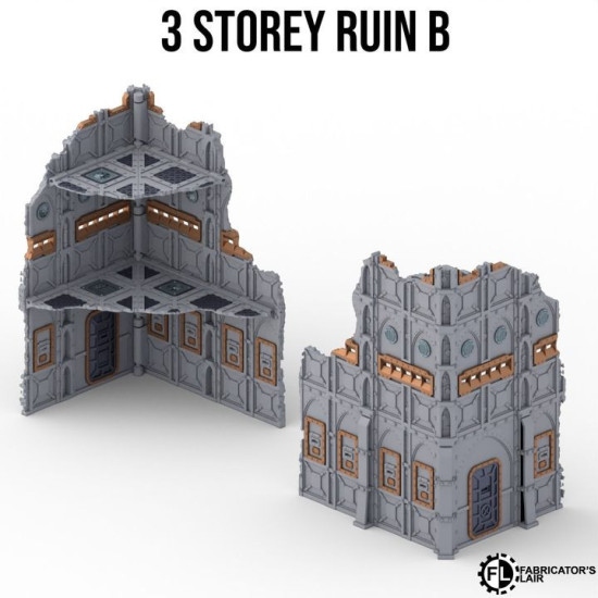 Fabricator's Lair - Foldable Terrain for W40K 11th ed. - Armored Set 