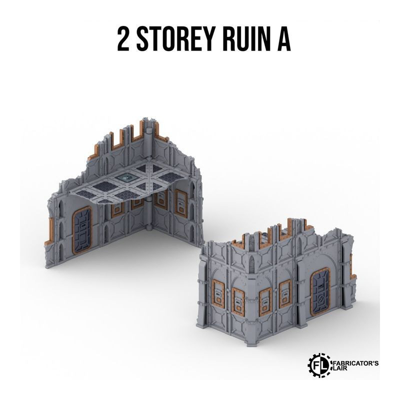 Fabricator's Lair - Foldable Terrain for W40K 11th ed. - Armored Set 