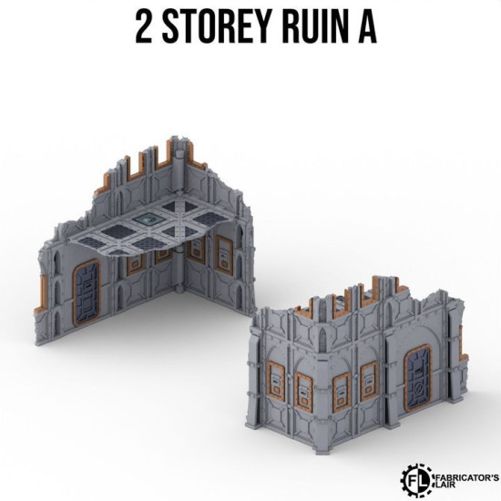 Fabricator's Lair - Foldable Terrain for W40K 11th ed. - Armored Set 
