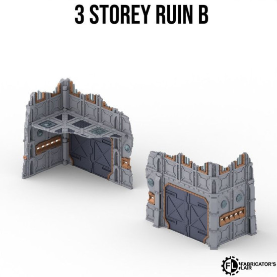 Fabricator's Lair - Foldable Terrain for W40K 11th ed. - Armored Set 