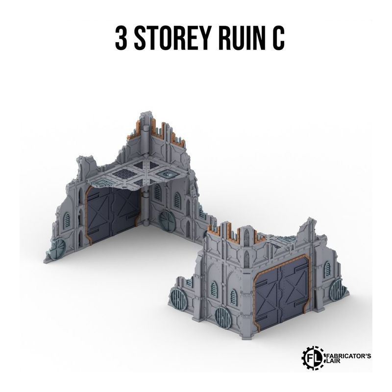 Fabricator's Lair - Foldable Terrain for W40K 11th ed. - Armored Set 