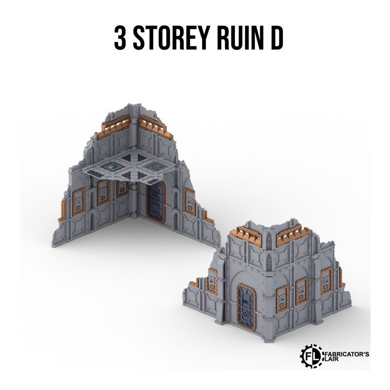 Fabricator's Lair - Foldable Terrain for W40K 11th ed. - Armored Set 