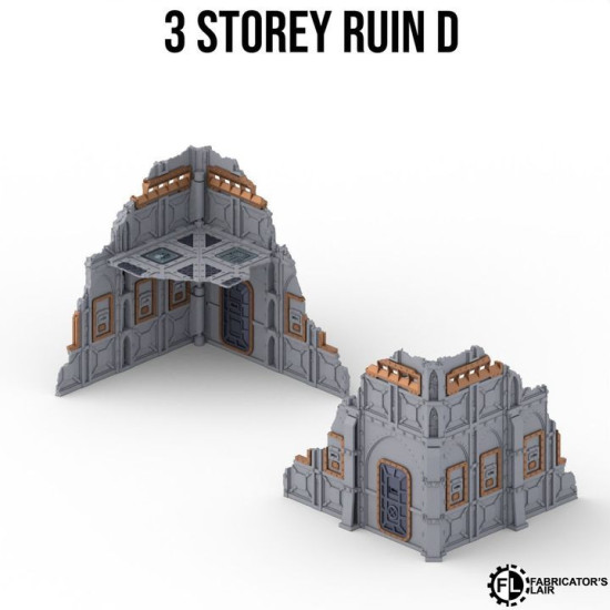 Fabricator's Lair - Foldable Terrain for W40K 11th ed. - Armored Set 