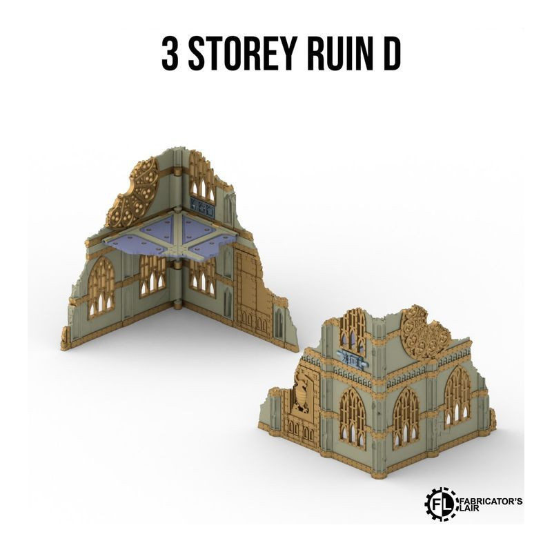 Fabricator's Lair - Foldable Terrain for W40K 11th ed. - Gothic Set 
