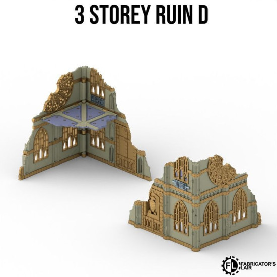 Fabricator's Lair - Foldable Terrain for W40K 11th ed. - Gothic Set 