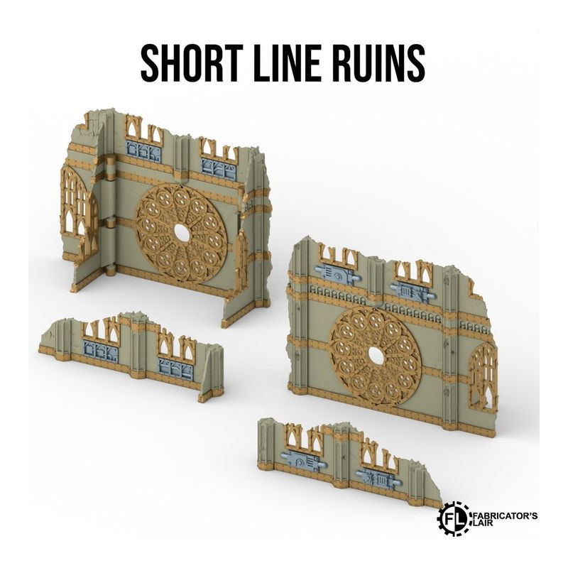 Fabricator's Lair - Foldable Terrain for W40K 11th ed. - Gothic Set 