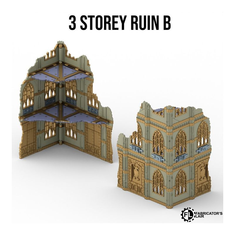 Fabricator's Lair - Foldable Terrain for W40K 11th ed. - Gothic Set 
