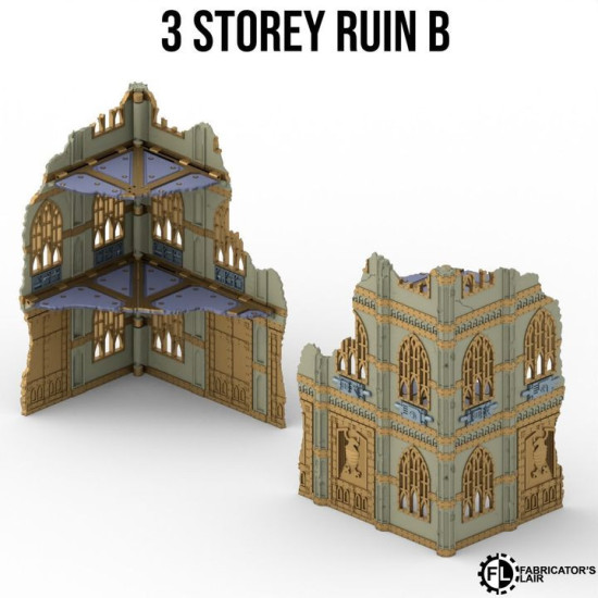 Fabricator's Lair - Foldable Terrain for W40K 11th ed. - Gothic Set 