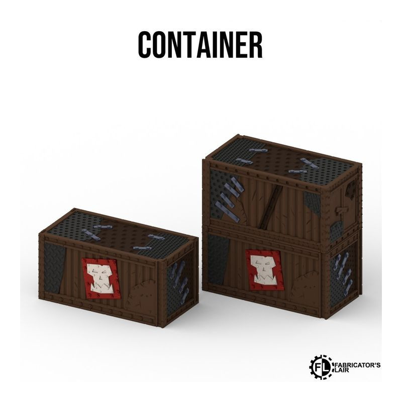 Fabricator's Lair - Foldable Terrain for W40K 11th ed. - Greenskin Set 