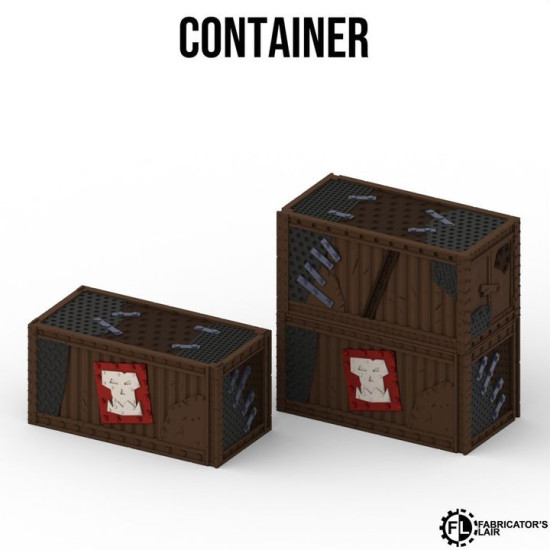Fabricator's Lair - Foldable Terrain for W40K 11th ed. - Greenskin Set 