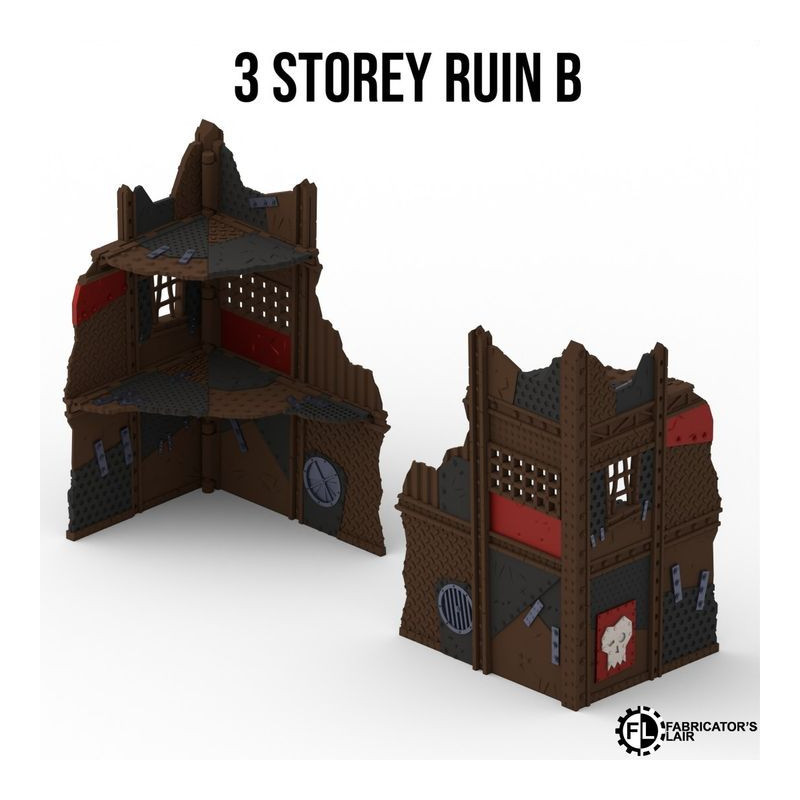 Fabricator's Lair - Foldable Terrain for W40K 11th ed. - Greenskin Set 