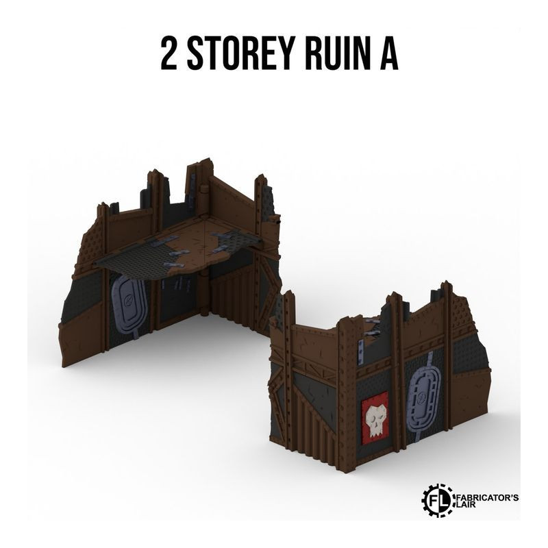 Fabricator's Lair - Foldable Terrain for W40K 11th ed. - Greenskin Set 