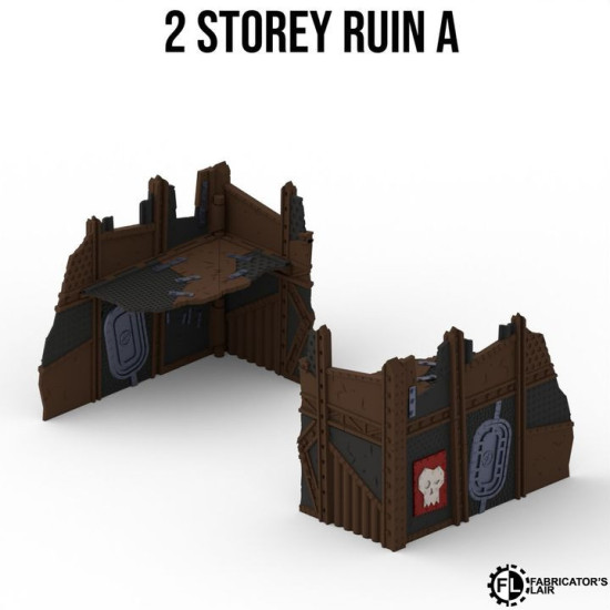 Fabricator's Lair - Foldable Terrain for W40K 11th ed. - Greenskin Set 