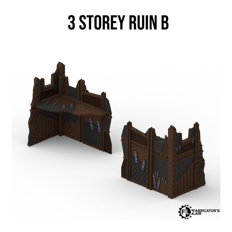 Fabricator's Lair - Foldable Terrain for W40K 11th ed. - Greenskin Set 