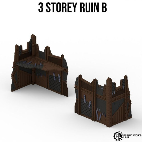 Fabricator's Lair - Foldable Terrain for W40K 11th ed. - Greenskin Set 