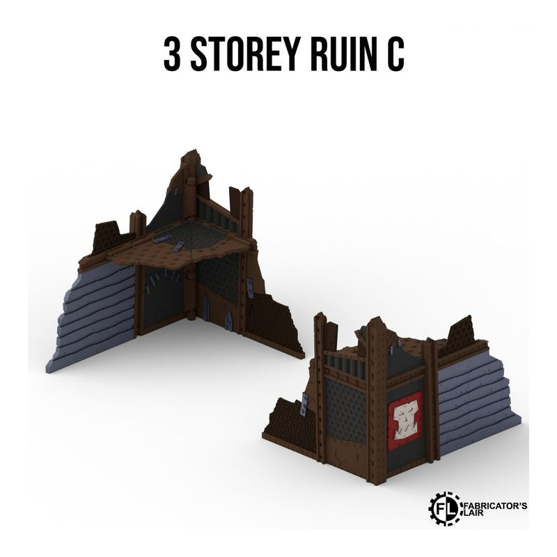 Fabricator's Lair - Foldable Terrain for W40K 11th ed. - Greenskin Set 