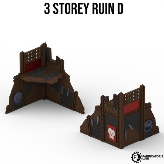 Fabricator's Lair - Foldable Terrain for W40K 11th ed. - Greenskin Set 
