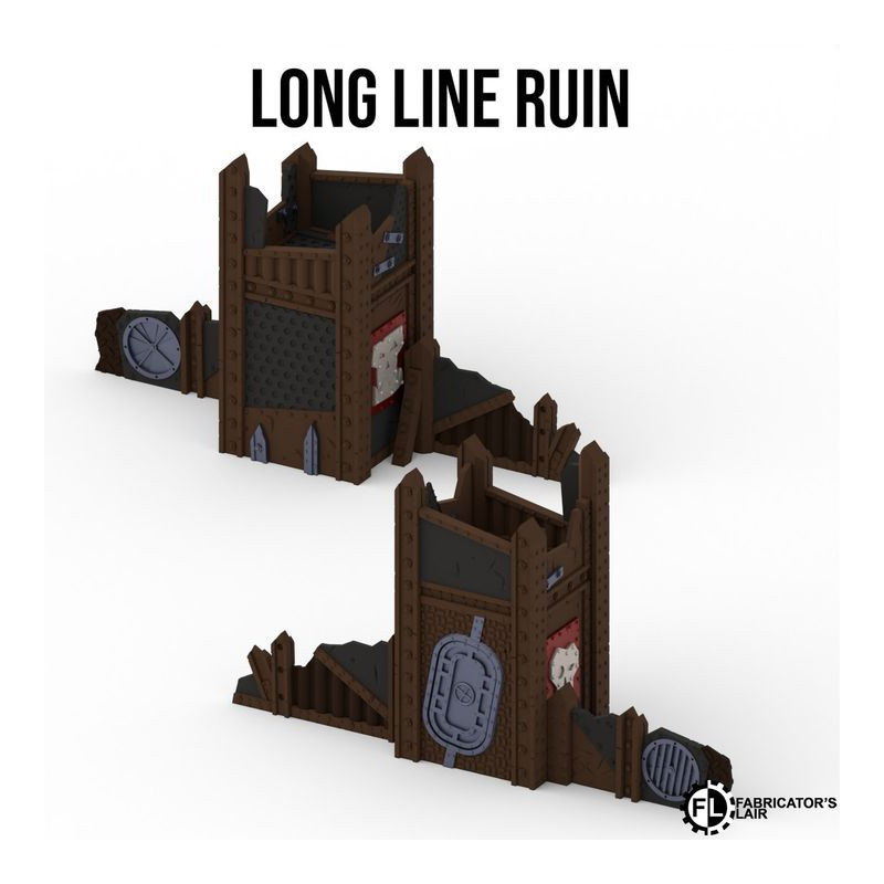 Fabricator's Lair - Foldable Terrain for W40K 11th ed. - Greenskin Set 