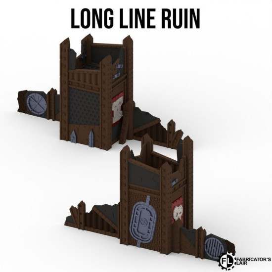 Fabricator's Lair - Foldable Terrain for W40K 11th ed. - Greenskin Set 