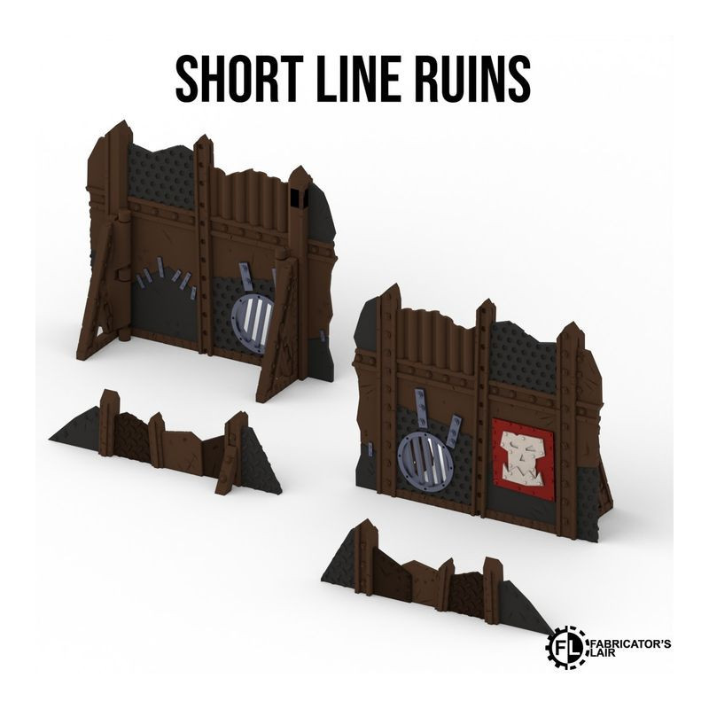 Fabricator's Lair - Foldable Terrain for W40K 11th ed. - Greenskin Set 