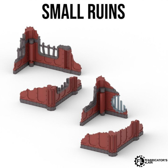 Fabricator's Lair - Foldable Terrain for W40K 11th ed. - Industrial Set 