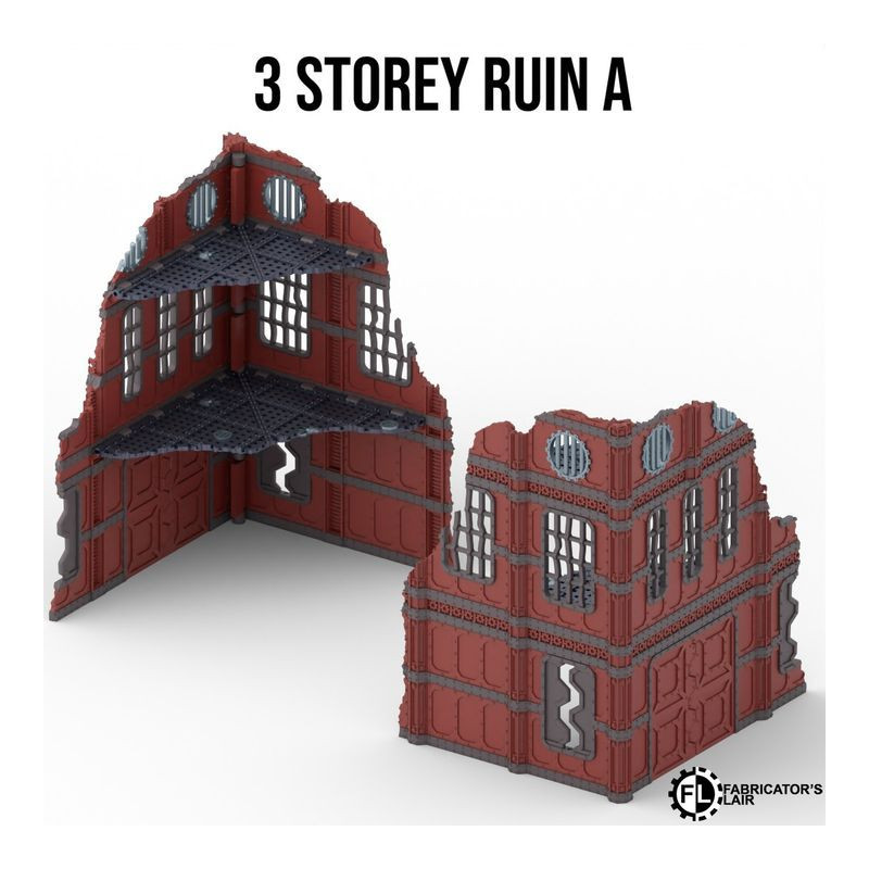 Fabricator's Lair - Foldable Terrain for W40K 11th ed. - Industrial Set 