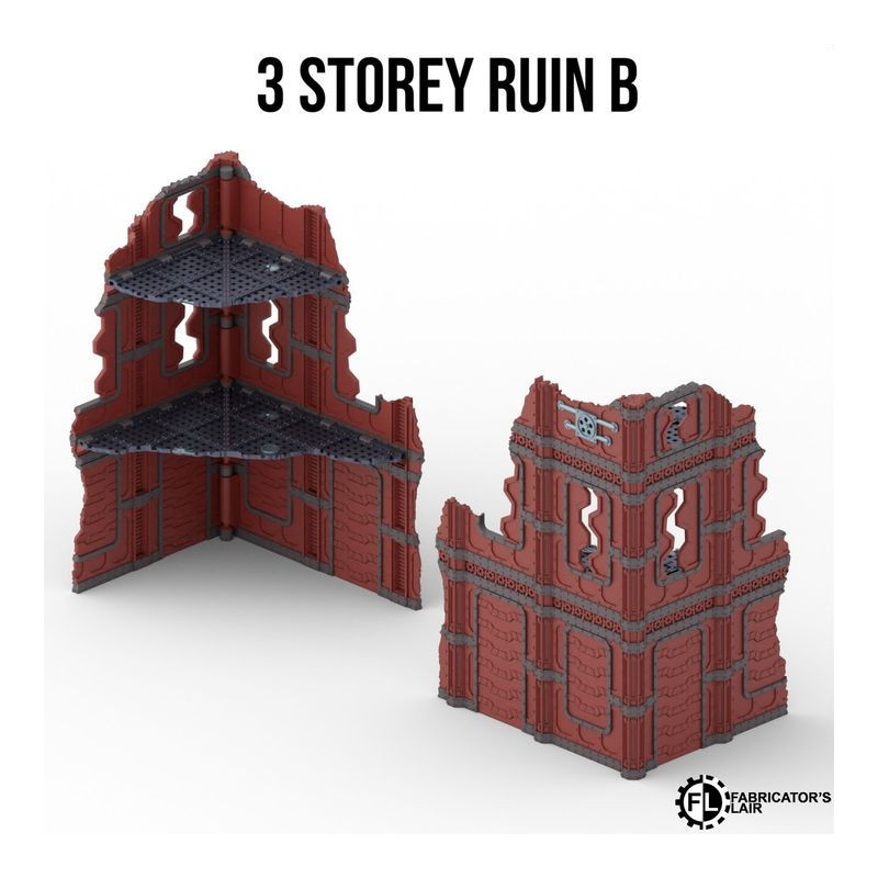 Fabricator's Lair - Foldable Terrain for W40K 11th ed. - Industrial Set 