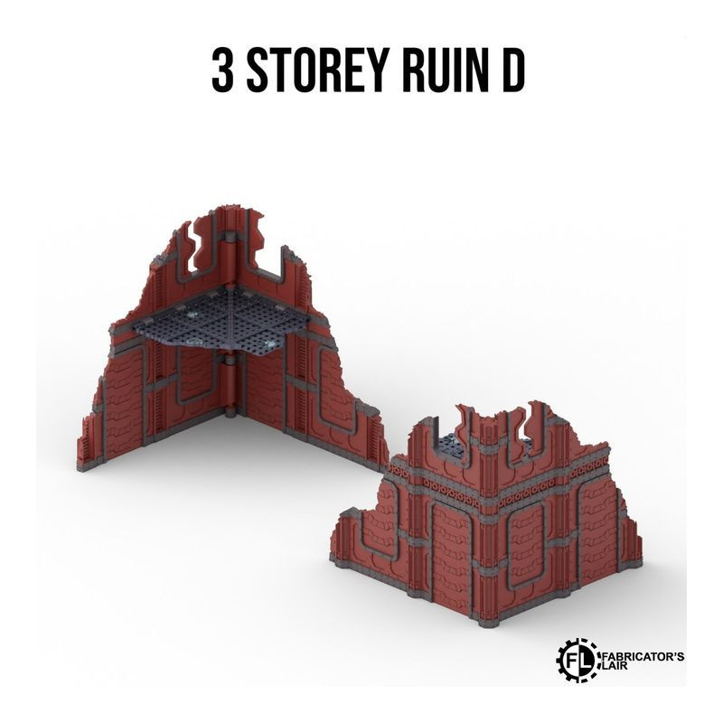 Fabricator's Lair - Foldable Terrain for W40K 11th ed. - Industrial Set 
