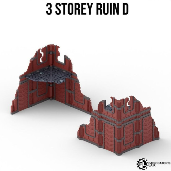 Fabricator's Lair - Foldable Terrain for W40K 11th ed. - Industrial Set 